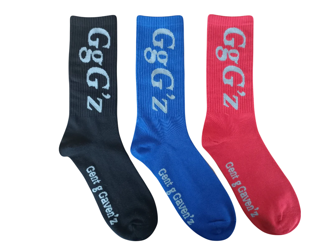 GgG'z Crew Socks 3 Pack